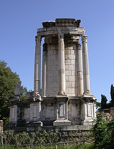 Ruïnes del Temple de Vesta, al Fòrum Romà