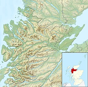 Map showing the location of Beinn Eighe National Nature Reserve