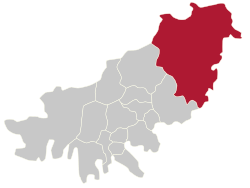 機張郡在釜山廣域市的位置