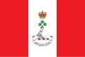 Bandera del Royal Military College of Canada na que s'inspiró Stanley pa facer la de so.