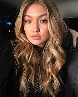 Gigi Hadid i januari 2015.