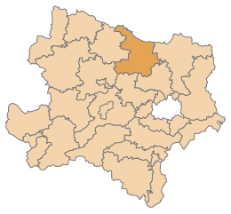 Distretto di Hollabrunn – Mappa