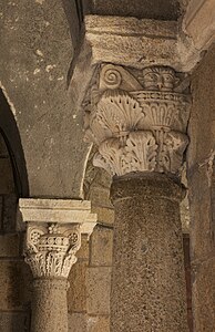 Capital in cloister