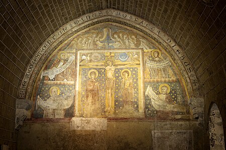 Crucifixion fresco, Chapel of the Dead