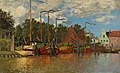 Bateaux à Zaandam (Monet, 1871).