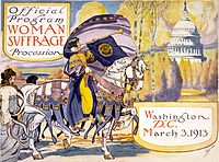 Woman suffrage poster, 1913