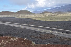 A view toward northwest, showing lava plateau and cinder cones