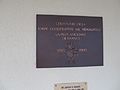 Cave de Ribeauvillé: plaque commémorative