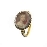 Ring med Hedvig Eleonora från cirka 1656, Livrustkammaren.