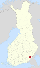 Lage von Ruokolahti in Finnland