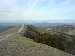 Vue de la crête du Milobre de Bouisse.