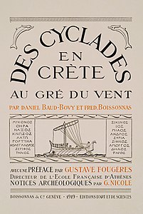 Ouvrages publiés par Daniel Baud-Bovy et Frédéric Boissonnas.