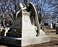 Angel of Grief, gravestone of Maria L. Hooper, died April 1, 1891