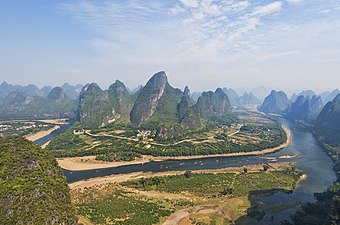 jalur Sungai Li menghubungkan Guilin dan Negeri Yangshuo