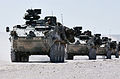 Колона БТР M1126 Stryker 3-ї механізованої бригади 2-ї піхотної дивізії в конвої. Ірак