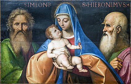 Madonna con Bambino tra San Simeone e San Girolamo, Venezia, Gallerie dell'Accademia
