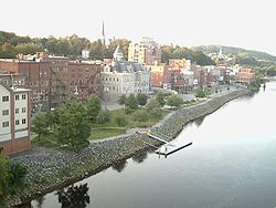 Augusta, Maine, taken from the bridge