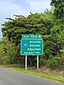 PR-22 east approaching PR-10 interchange in Arecibo