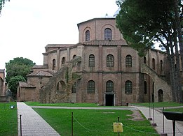 La basílica de San Vitale, Rávena