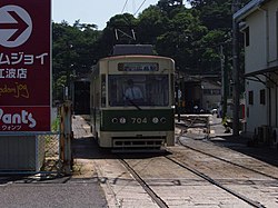 江波車庫入口