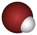 hydrogen bromide (bromine hydride)