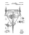 Patentzeichnung von George A. Longs Steam Tricyce, Aufsicht (1883).