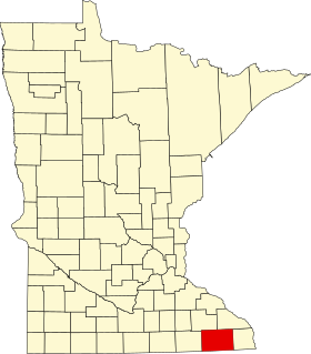 Localisation de Comté de Fillmore(Fillmore County)