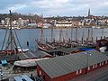 1991 rekonstruierter Flensburger Hafenkran im Museumshafen (2007)