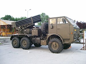 SVLR 122mm BM-21 Hrvatske vojske