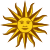 Sun of May of the Flag of Uruguay