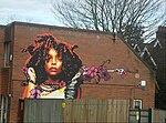 Painting of Erykah Badu in Sutton, Greater London, United Kingdom