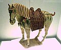 Cavallo sancai della dinastia Tang nel Museo di Shanghai