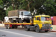 Indian Tata LPS 4018 based on the Mercedes-Benz NG in Bangladesh