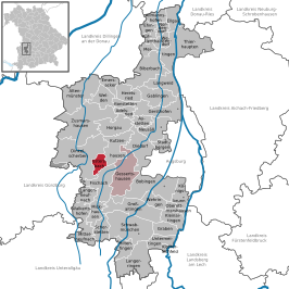 Kaart van Ustersbach
