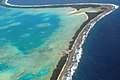 Vue aérienne de Funafuti.