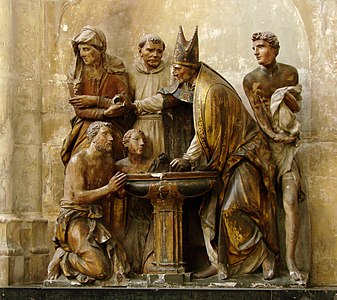 Baptism of Saint Augustine and Saint Ambrose (Baptismal Chapel)