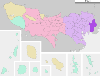 江戸川区位置図