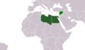 1973, Exiptu y Libia fallen en formar una unión dientro de la Federación