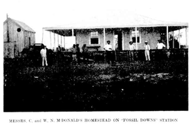 Fossil Downs Station in 1902