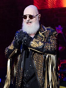 Halford performing in 2022