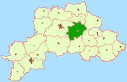 Distretto di Čavusy – Localizzazione