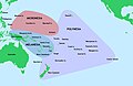 Image 13Polynesia is the largest of three major cultural areas in the Pacific Ocean. Polynesia is generally defined as the islands within the Polynesian triangle. (from History of Tuvalu)