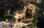 Henrietta Rae, Hylas och vattennymferna (1909).