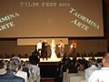 A scene during the Taormina Film Fest