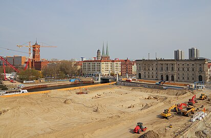 Pogled na kraj rekonstrukcije iz Humboldtove škatle, 21. april 2013