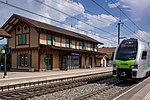 Bahnhof mit Güterexpedition