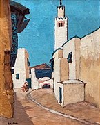 Vue de Sidi Bou Saïd par Paul Sibra - Musée des Beaux-Arts de Narbonne