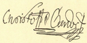Kryštof z Gendorfu – podpis