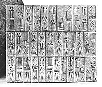 Tablet of Ur-Baba, Girsu.[4]