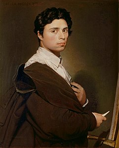 Ingres: Autorretrato, (1804).